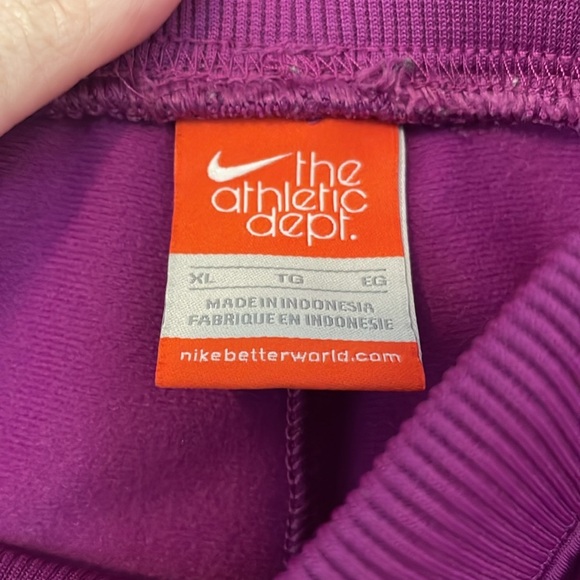 Nike The Athletic Department Purple Athletic Leisure Pants XL - Picture 5 of 8